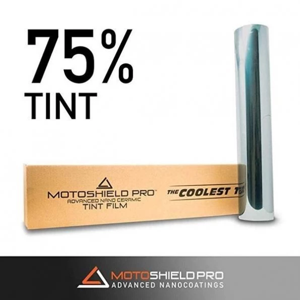 Motoshield Pro Nano Ceramic Window Tint Film for Auto, Car, Truck | 75% VLT (24” in x 100’ ft Roll) 1 Nano Ceramic Window Tint Film for Auto, Car, Truck | 75% VLT (24” in x 100’ ft Roll)