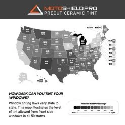 Precut Ceramic Tint Film, Tesla Model S-All Windows, Any Tint Shade