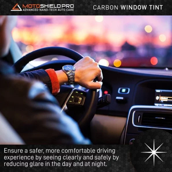 Carbon Window Tint Film for Auto, Car, Truck | 5% VLT (20” in x 20’ ft Roll)