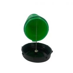 Round Document Holder for commercial trucks & vehicles, 3.5" diameter x 12.5" length, green