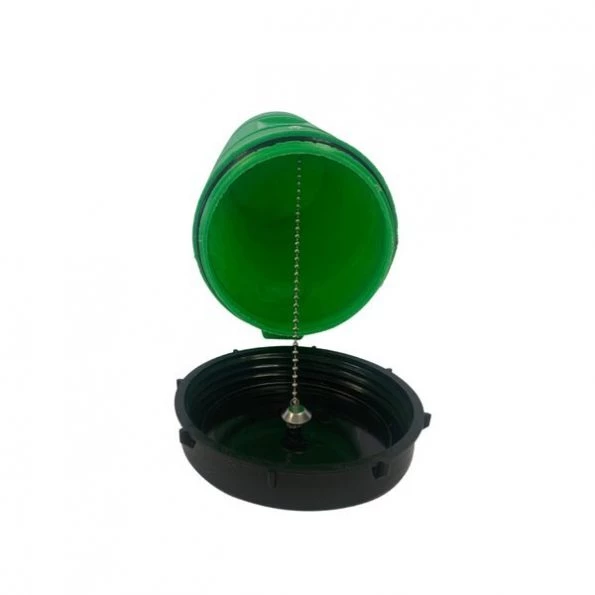 Round Document Holder for commercial trucks & vehicles, 3.5" diameter x 12.5" length, green