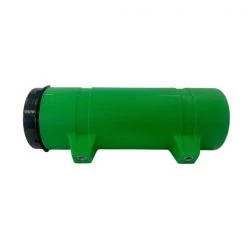 Round Document Holder for commercial trucks & vehicles, 3.5" diameter x 12.5" length, green