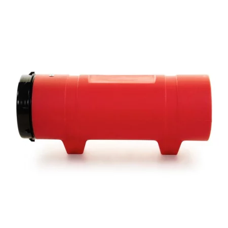 Jonesco Round Document Holder for commercial trucks & vehicles, 3.5" diameter x 12.5" length, red