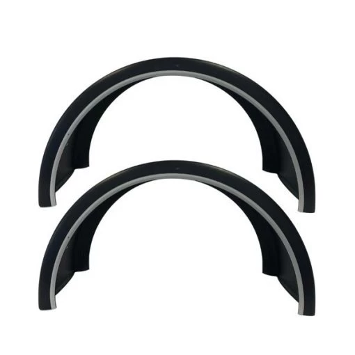 Fenders for Single Axle with Twin/Dually Applications. PN# Suits Rim Size up to 17.5" PR