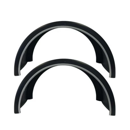 Fender for Single Axle with Twin/Dually Tire Applications. Suits Rim Size up to 19.5" PR