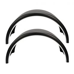 Fender for Single Axle with Twin/Dually Tire Application. Suits Rim Size up to 24.5" PR