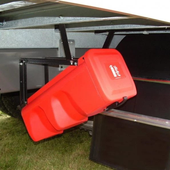 Underbody Fire extinguisher cabinet, top load, fits (1) 10 lb. extinguisher