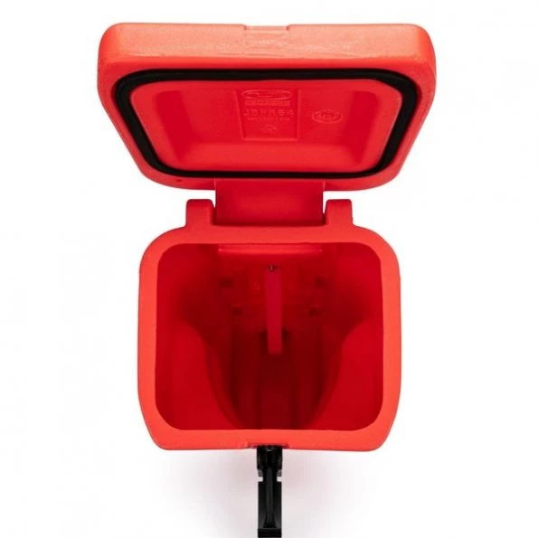 Underbody Fire extinguisher cabinet, top load, fits (1) 10 lb. extinguisher