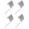 Extreme Max 3005.4113.4 Aluminum Slider Base Crestliner SureMount Gunnel System (2161445)-Pack of 4