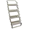 C.R. Brophy AS04 Aluminum Scissor Steps - 4 Step, 31" - 40" Vert. Ext.