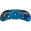 Motormite Instrument Cluster Upgrade Kit- Aqua W/, 10-0107B