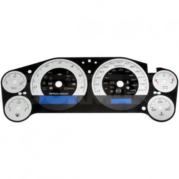 Instrument Cluster Upgrade Kit-White W/, 10-0110B