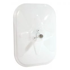 Grote Lighting MIRROR-WHITE-ROLLED-RIM W/BALL SWIVEL