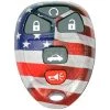 Motormite Keyless Remote Case American Flag, 13636Us