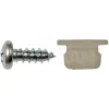 Motormite License Plate Fasteners-Phillips Pan Hea, 45963
