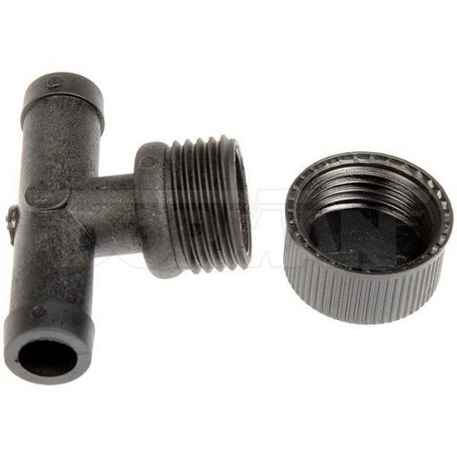 5/8 Radiator Flush Tee With Cap Eng Coolant Flu, 47121
