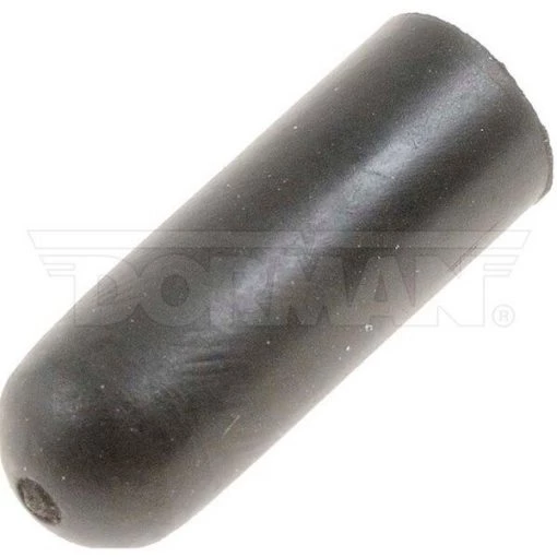 1/8 In Rubber Black Vacuum Cap, 47389