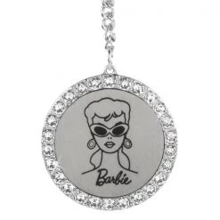 Barbie 60Th Etched Pendant