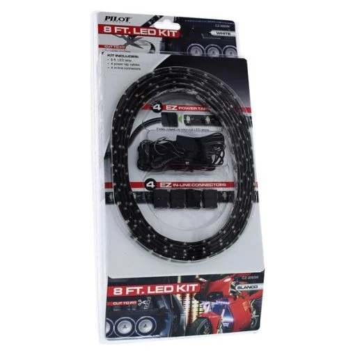 8Ft LED Flex Light Kit – White