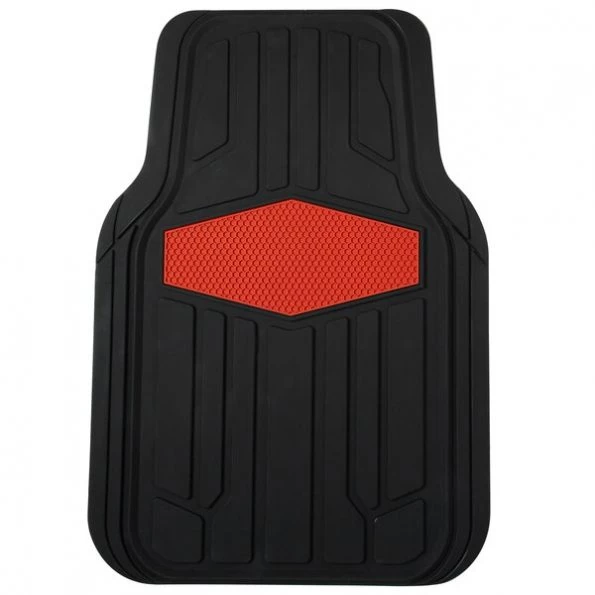 4 Pc Sport Rubber Blk/Red