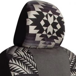 Aztec Gray Low Back Seat Cover, Pk2