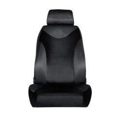 Pilot Carbon Black, Gray Low Back Seat Cover, Pk2