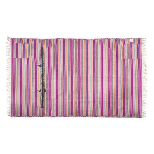 Seat Poncho – Coral Color Combo