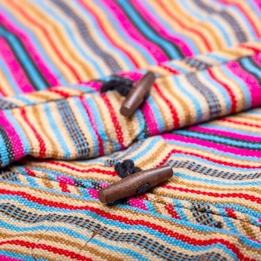 Seat Poncho – Coral Color Combo