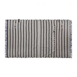 Lunna Seat Poncho - Black-Tan Color Combo