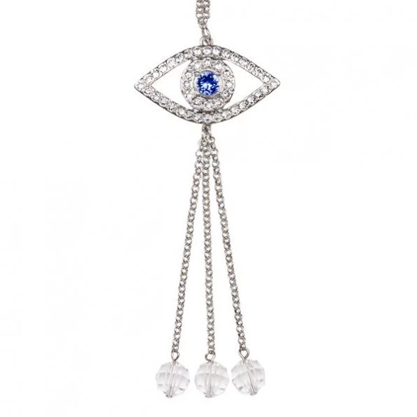Silver Evil Eye Pendant