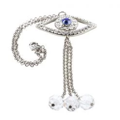 Silver Evil Eye Pendant