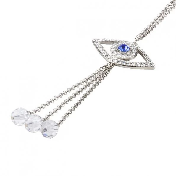 Silver Evil Eye Pendant