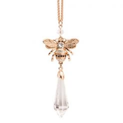 Rose Gold Bee Pendant