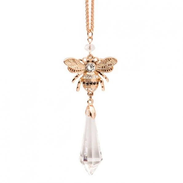 Rose Gold Bee Pendant