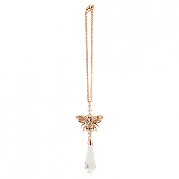 Rose Gold Bee Pendant
