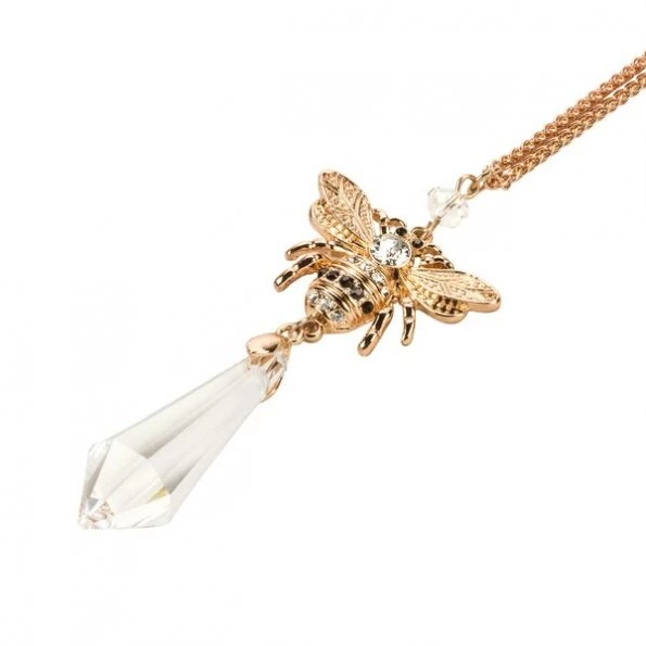 Rose Gold Bee Pendant
