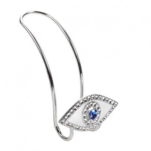 Silver Evil Eye Headrest Hook