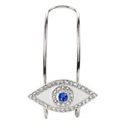 Silver Evil Eye Headrest Hook