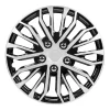 Pilot 17" Black And Silver Wheel Cover, WH141-17S-B