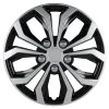 Pilot Black & Silver 14" Spyder Wheel Cover, (Set Of 4)