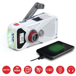 Frx2 Compact Hand Turbine Am/Fm/Noaa Weather Radio With Usb