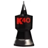 K40 Antennas & Accessories 57.25" Cb Antenna Kit With Stainless Steel Whip, Black W/Red K40 Logo