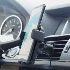 Iottie Easy One Touch Wireless Fast Charge Air Vent Mount 11 Easy One Touch Wireless Fast Charge Air Vent Mount