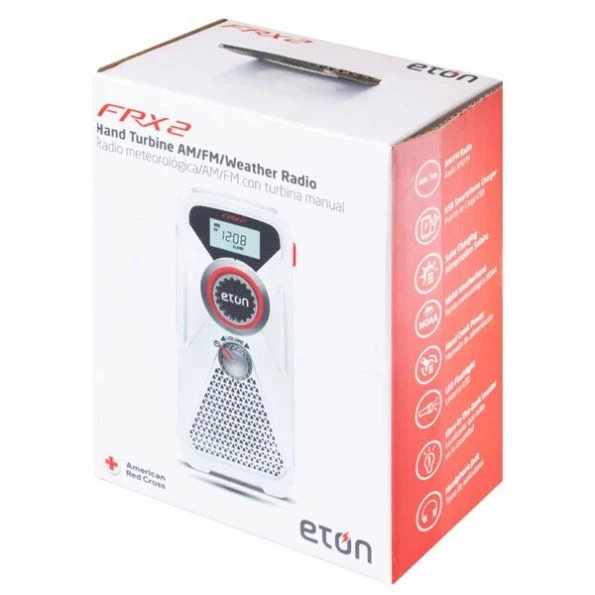 Frx2 Compact Hand Turbine Am/Fm/Noaa Weather Radio With Usb