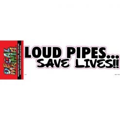 Decal – 8in Loud Pipes