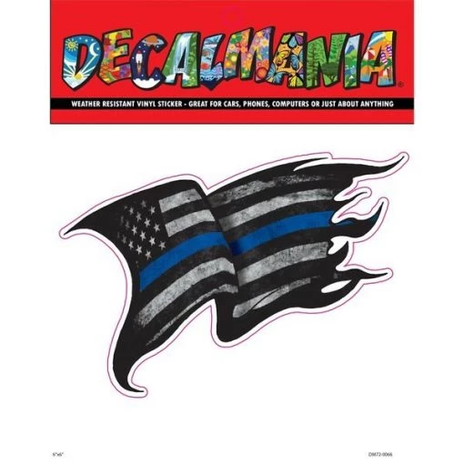 Decalmania Decal Blue Lives Matter Flag 3 6in 1 Decal Blue Lives Matter Flag 3 6in