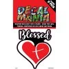 Decalmania Decal Blessed Heart Cross 3in, PK 2