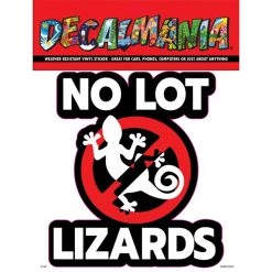 DecalMania - No Lot Lizards 6in