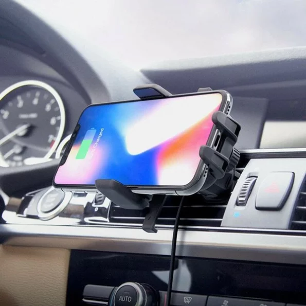 Easy One Touch Wireless Fast Charge Air Vent Mount