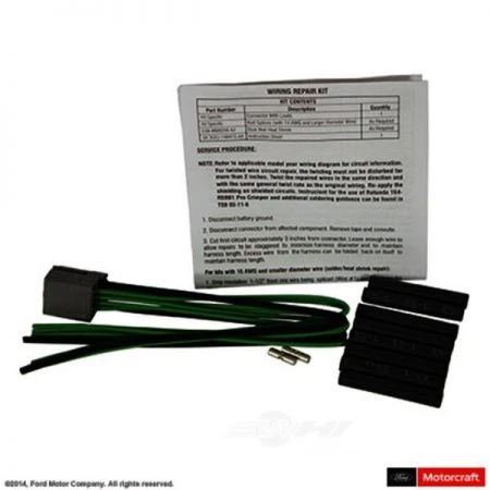 Motorcraft Rear Window Wiper Motor Connector, WPT-1212